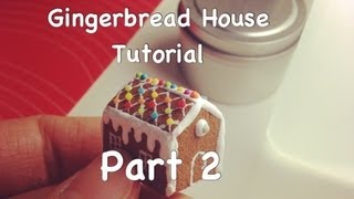 Mini Gingerbread House Tutorial part 2 [upl. by Addie604]