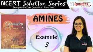 Example 3  Amines  Class 12  NCERT Solution Series  CHEMISTRY [upl. by Drona]