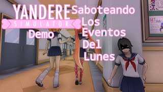 Saboteando a Osana  Lunes l Yandere SImulator [upl. by Lleda243]