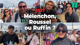 Mélenchon Roussel ou Ruffin pour 2027  À la fête de l’Huma leurs cœurs balancent [upl. by Graehme554]