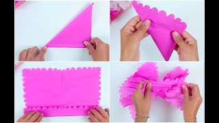 How to make a flower with a napkin [upl. by Nihs]