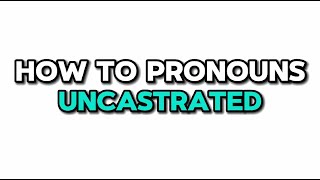 How to pronounce UNCASTRATED  Pronounce Uncastrated in English [upl. by Iain485]