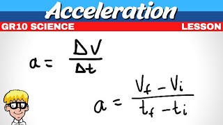 Acceleration Grade 10 Science [upl. by Mitzie]