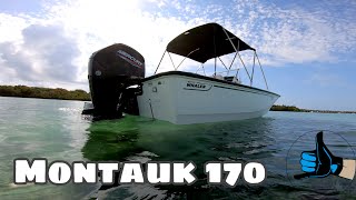 Boston Whaler Montauk 170  First Boat [upl. by Charmaine]