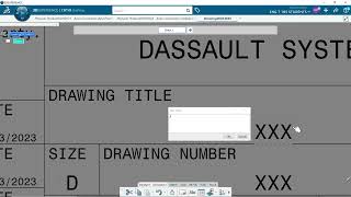 Title block editing CATIA 3DExperience [upl. by Anawaj341]