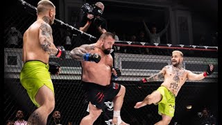 Eddie Hall vs The Neffati Brothers  MMA Full Fight  CombatClips [upl. by Inavoj]