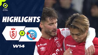 STADE DE REIMS  RC STRASBOURG ALSACE 2  1  Highlights  SdR  RCSA  20232024 [upl. by Barbee]