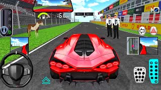 Tes Mobil Lamborghini di Arena Balapan  3D Driving Class Android Gameplay [upl. by Oidualc353]