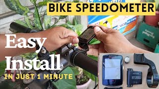 BIKE SPEEDOMETER  HOW TO INSTALL  Paano bikecomputer doityourself cateye [upl. by Aivataj]