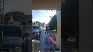 Porch Pirates Caught Stealing Shoes What is she saying camera ringdoorbell caught [upl. by Awe278]