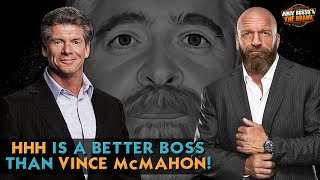 TRIPLE H Is A Much Better Boss Than VINCE McMAHON [upl. by Culosio]