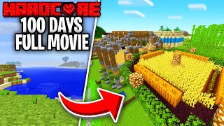 I Survived 100 Days THROUGH EVERY UPDATE in Minecraft FULL MOVIE [upl. by Ellehcsor]