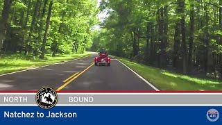 Natchez Trace Parkway  Natchez to Jackson  Mississippi  Drive Americas Highways 🚙 [upl. by Adyeren]