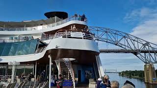 Balmoral sailing along the Cape Cod Canal 11th Oct 2023 [upl. by Souvaine]