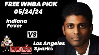 WNBA Pick  Indiana Fever vs Los Angeles Sparks Prediction 5242024 Free Best Bets amp Odds [upl. by Timmie312]