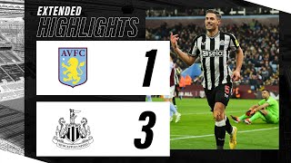 Aston Villa 1 Newcastle United 3  EXTENDED Premier League Highlights [upl. by Lezlie]