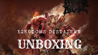 Unboxing  Morbid Angel  Kingdoms Disdained Open Kingdoms Disdained [upl. by Aneerhs250]