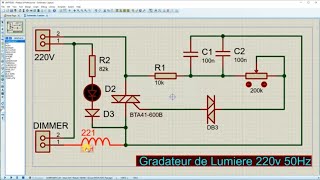 Gradateur De Lumiere 220V 50Hz  40A [upl. by Aidole]