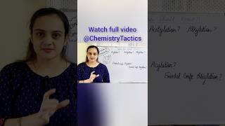 ▶️Acetylationacylationalkylationfriedal craft reactions difference shorts csirnet shortvideo [upl. by Gallager971]