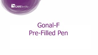 Care Fertility  GonalF PreFilled Pen Injection Teach  Diana Baranowski [upl. by Eicats876]