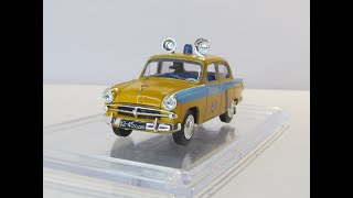 How to custom a diecast Police Moskvich 402 DiamonD custom repaint car diecast custom diecast car [upl. by Airetahs]