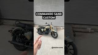 Classic 350 Commando Sand Custom With Alloys🔥classic350 newclassic350 motorxone [upl. by Jany]