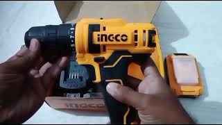 Cordless drill Ingco 20v cordlessdrill ingco [upl. by Artus]