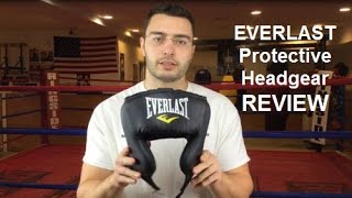 Everlast Protective Boxing Headgear Review by ratethisgear [upl. by Nnahoj]