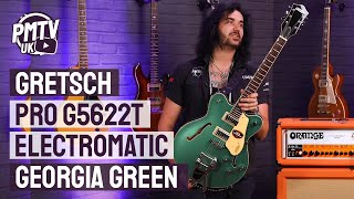 Gretsch Pro G5622T Electromatic Ctr Block in Georgia Green Bigsby Demo  Best Guitars Under £1000 [upl. by Eilraep]