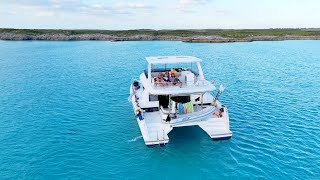 Bareboat charter to the Exumas in the Bahamas on a 46 Moorings power catamaran [upl. by Hgieloj]