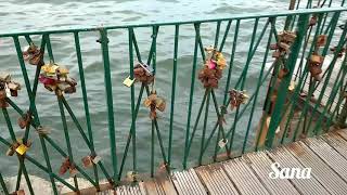 Love Locks  Friendship Locks THESSALONIKI GREECE [upl. by Martinsen419]