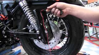 Thunderbike Montage seitl Kennzeichenhalter Harley Davidson  Sportster ab 2004 [upl. by Anaig496]