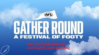 AFL Gather Round fixture 2025 reveal [upl. by Isyed]