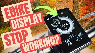 EBIKE DISPLAY PANEL STOP WORKING FIX IT WITH THESE STEPS [upl. by Strep353]