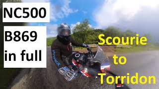 NC500 Day 3  Scourie to Torridon Old Military Road B869 in full [upl. by Vite]