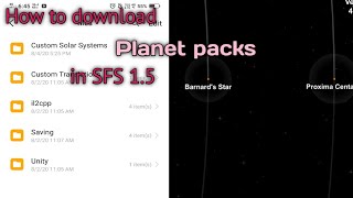 SFS 15  How to Download New Planets and Custom Solar Systems  Spaceflight Simulator [upl. by Theadora]