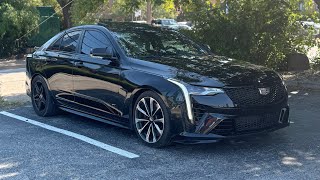 Cadillac CT4V Blackwing Morning POV Drive [upl. by Aramaj]