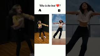 Who is the best ❤️A or B 😍💖 comment fast ❤️relatedpost dance suggestedpost dancechallenge [upl. by Annunciata]