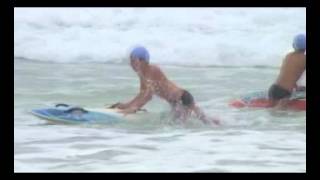 Portsea Nippers Board paddling Part 1 from beach to buoy [upl. by Isbel]