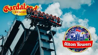 MEGLIO DI GARDALAND Alton Towers Tour Completo [upl. by Keisling175]