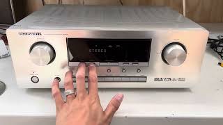 How To Factory Reset Marantz SR4400 AV Surround Receiver [upl. by Yelekreb]