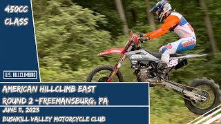 450cc Class 2023 American Hillclimb East Series Round 2 Freemansburg PA 6112023 [upl. by Arrio]