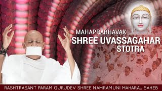 Shree Uvasaggaharam Stotra by Param Gurudev Namramuni MS Eng meanings amp subtitles  Original Tune [upl. by Parthen]