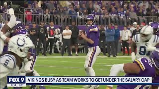 Vikings restructure Kirk Cousins’ 2023 contract to create salary cap space continue offseason moves [upl. by Cahan]