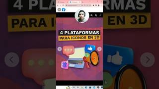 4 Plataformas para descargar iconos en 3D Gratis [upl. by Ynohtnakram]