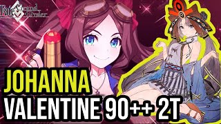 【FGO】 FateGrand Order Popess Johannas Valentine Event 90 2T With Welfare Servants [upl. by Aysan634]