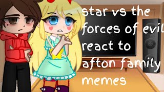 star vs the forces of evil react to afton family memes 🐑 [upl. by Nhoj]