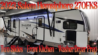 2023 Hemisphere 270FKS Front Kitchen Trailer by Forestriver RVs at Couchs RV Nation  RV Review Tour [upl. by Myrvyn]