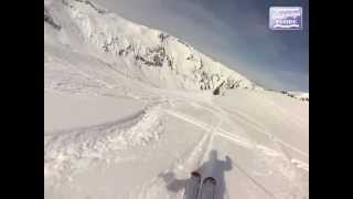 A lassaut de la Combe de Gers  Flaine  Domaine Skiable du Grand Massif [upl. by Biles]