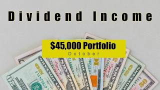 How Much My 45000 Dividend Portfolio Paid Me In October 2024 [upl. by Idnat]